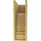 Ekena Millwork 8"W x 16"D x 24"H Classic Pescadero Rough Cedar Woodgrain TimberThane Corbel, Primed Tan CORUR08X16X24PECRCPR - alternate 2